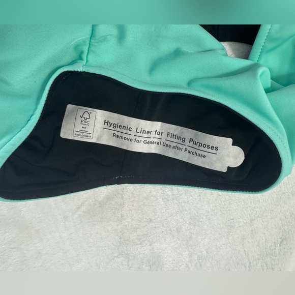 SO Girls Reversible Solid Mint/Black Swimsuit Bottoms Size 12 - Picture 5 of 7
